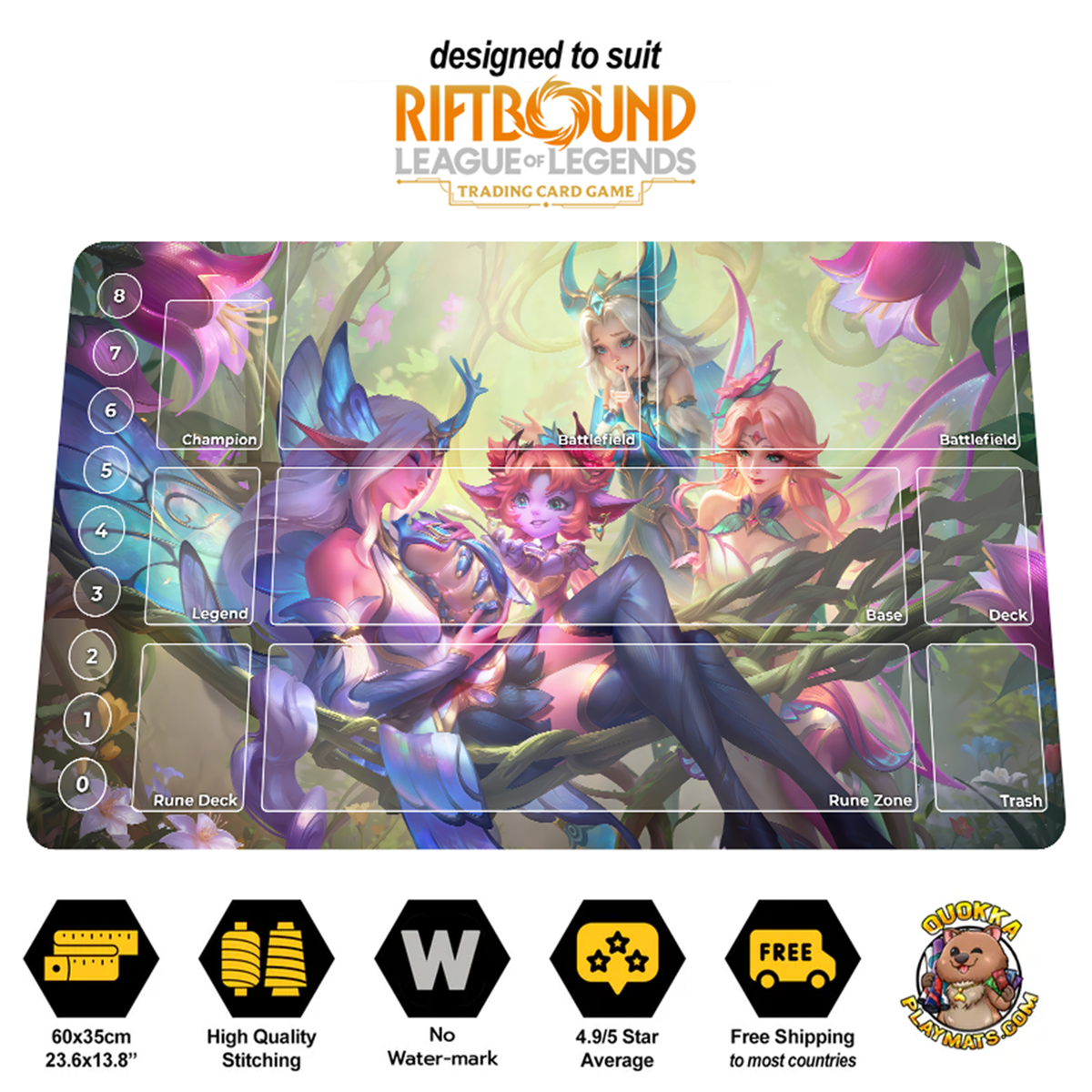 Faerie - Riftbound TCG Playmat