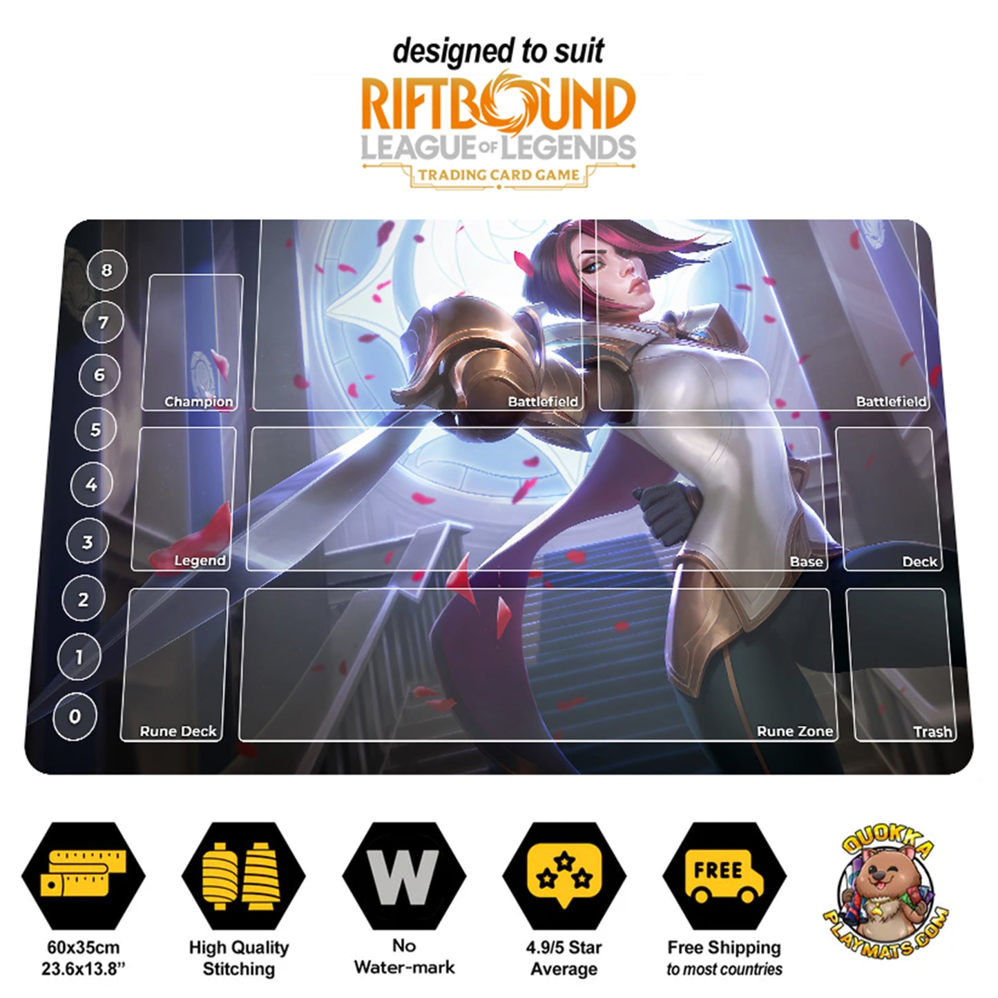 Fiora Design - Riftbound Quokka TCG Playmat