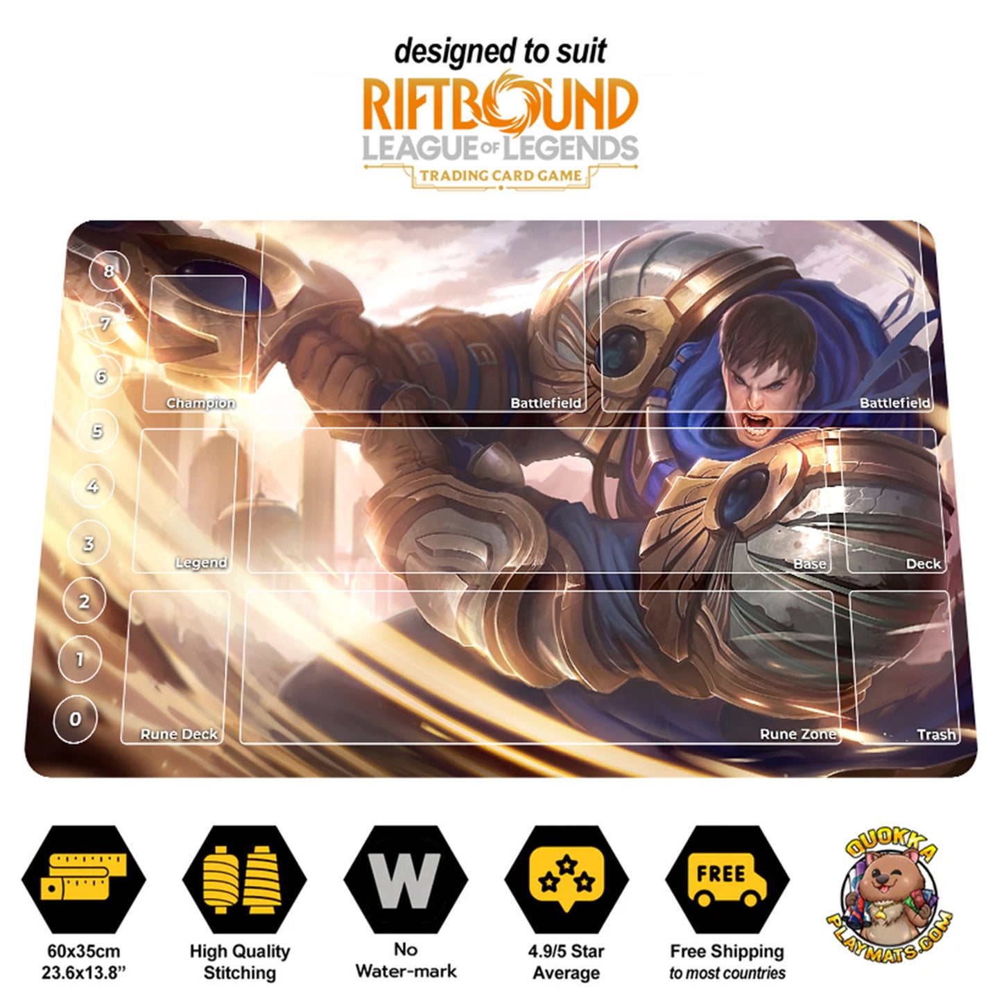 Garren Design - Riftbound Quokka TCG Playmat