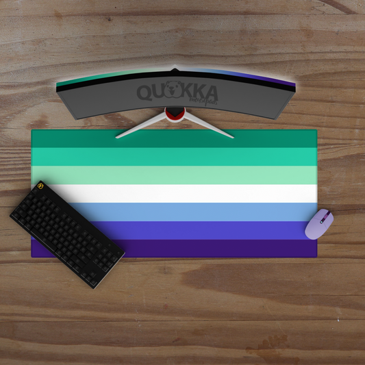 Gay Men’s Pride Flag Design Mousepad Deskmat