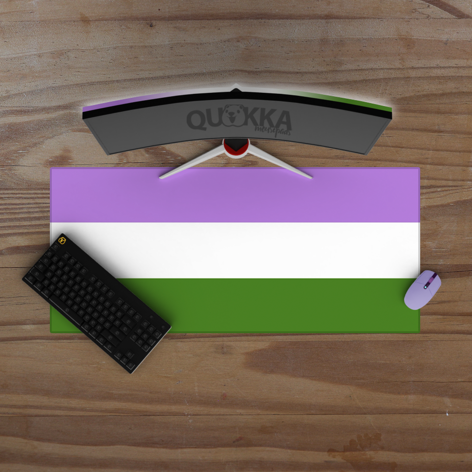 Gender Queer Pride Flag Design Mousepad Deskmat