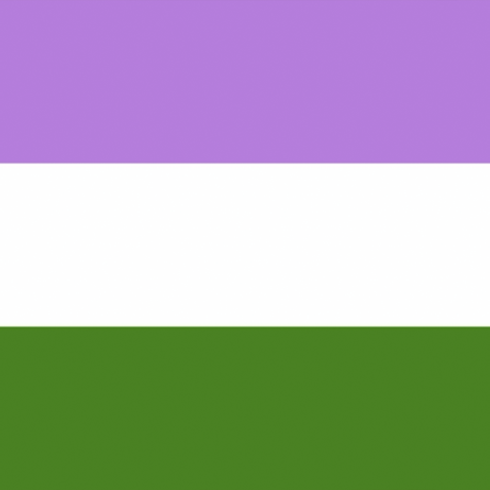 Gender Queer Pride Flag Design Mousepad Deskmat