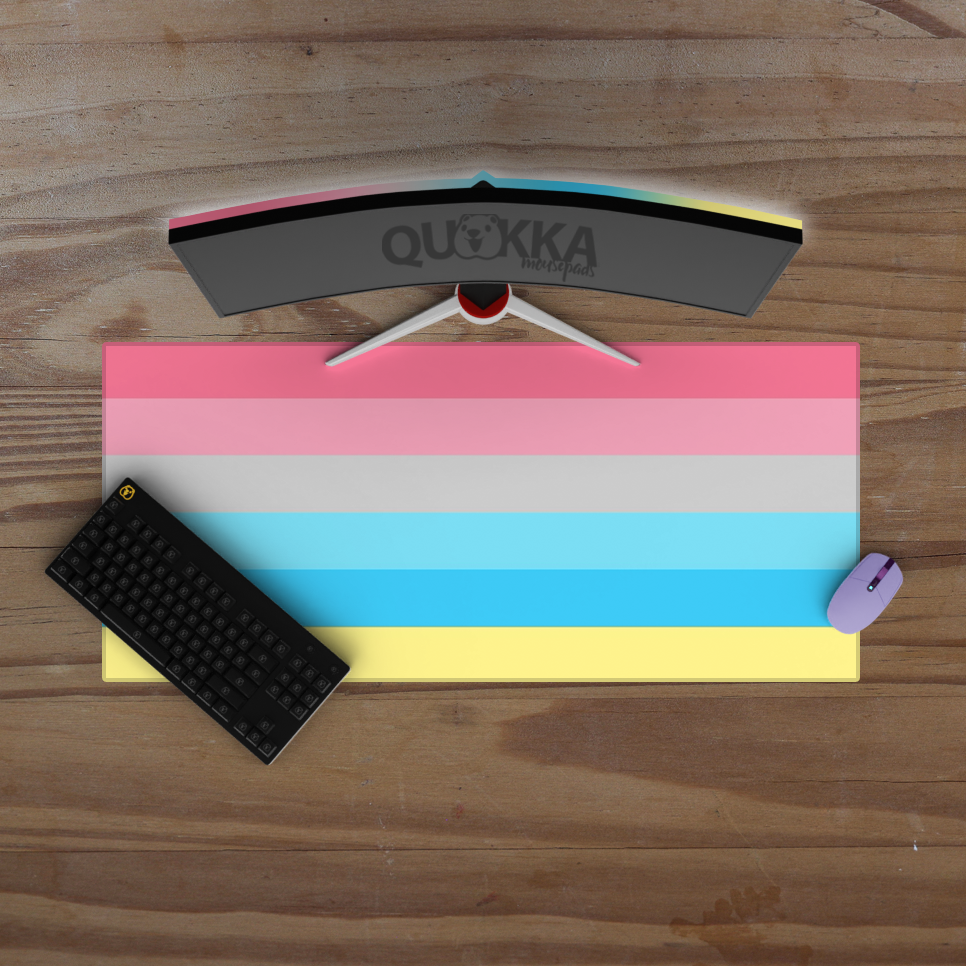 Genderflux Pride Flag Design Mousepad Deskmat