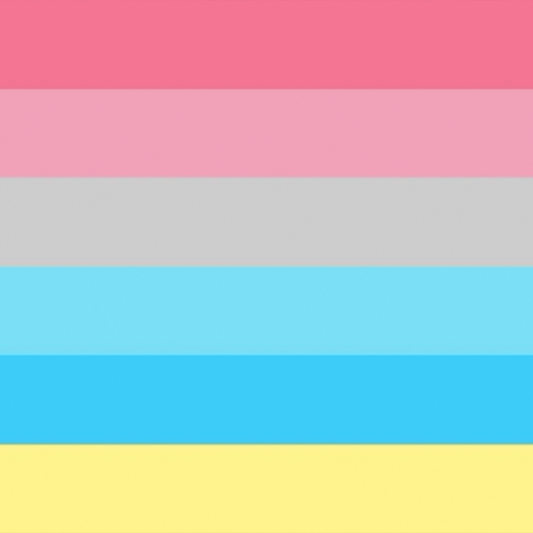 Genderflux Pride Flag Design Mousepad Deskmat