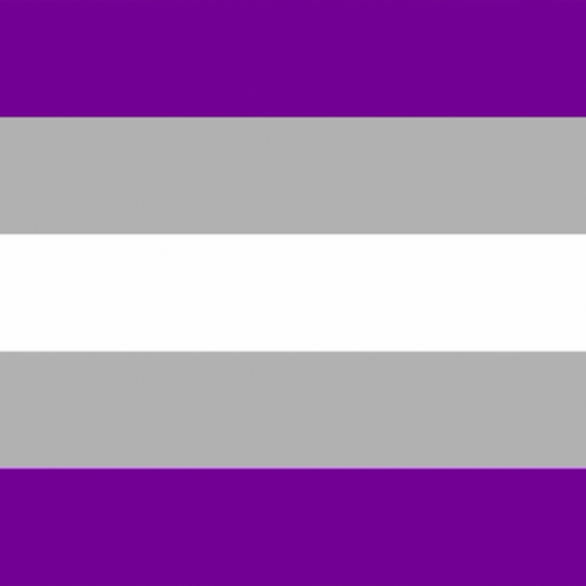 Graysexual Pride Flag Design Mousepad Deskmat