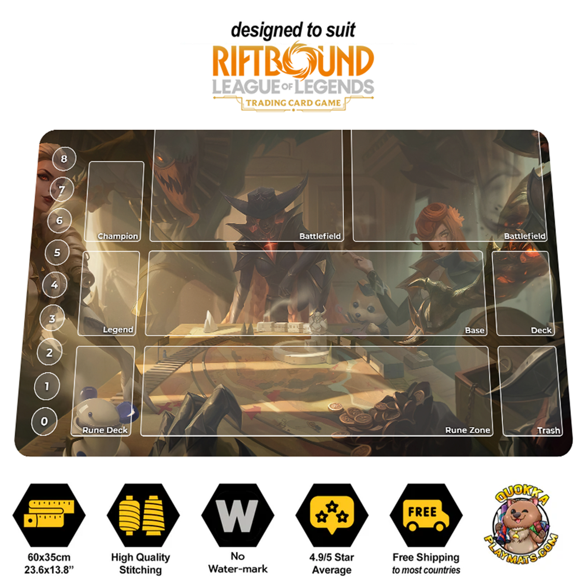 Highnoon - Riftbound TCG Playmat