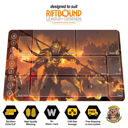 Jarvan IV - Riftbound TCG Playmat