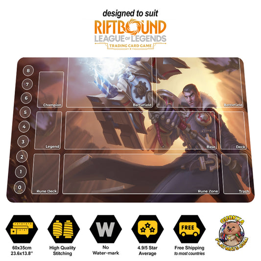 Jayce Design - Riftbound Quokka TCG Playmat