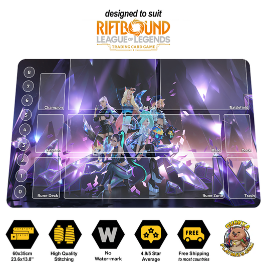 KDA - Riftbound TCG Playmat
