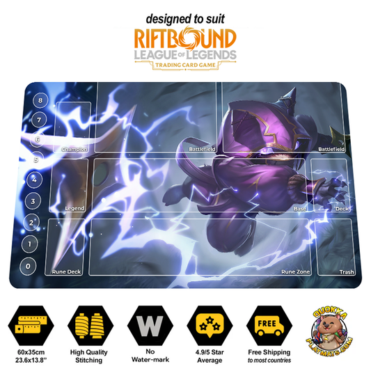 Kennen - Riftbound Quokka TCG Playmat