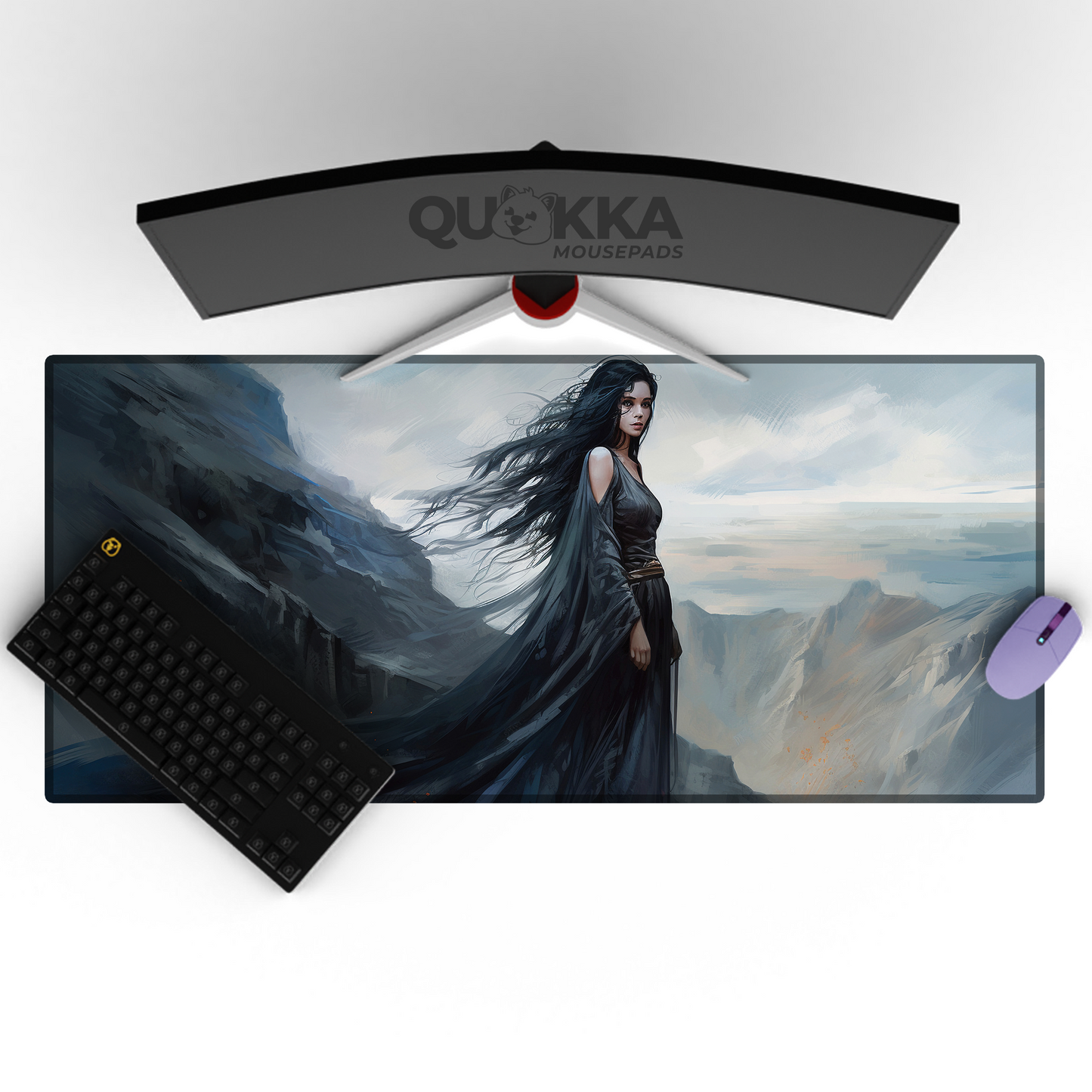 Lady of the Abyss Design Mousepad Deskmat