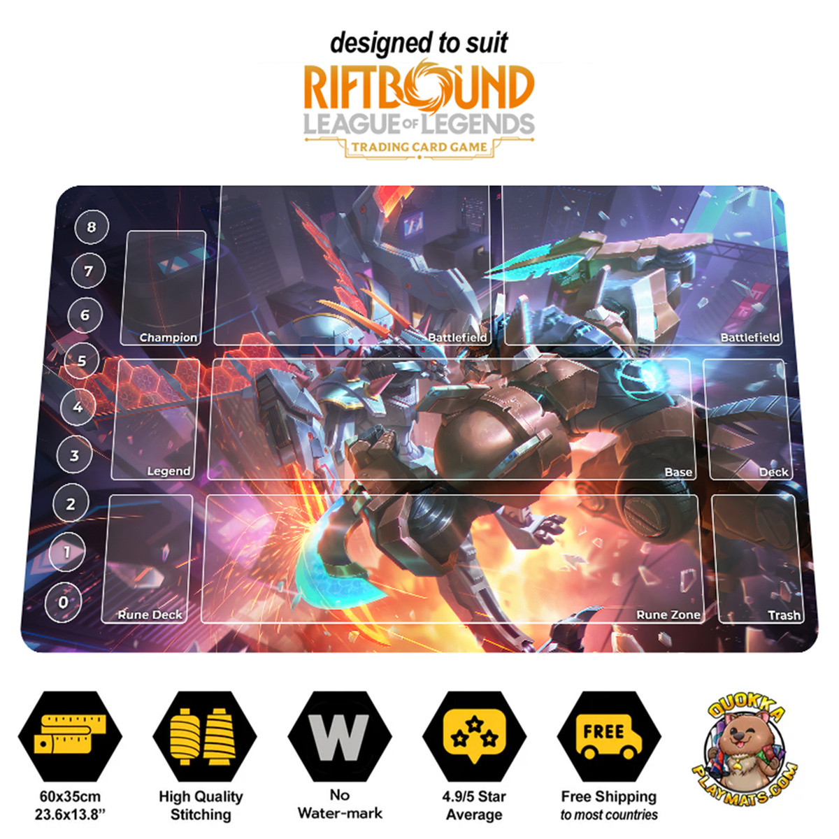 Mecha - Riftbound TCG Playmat