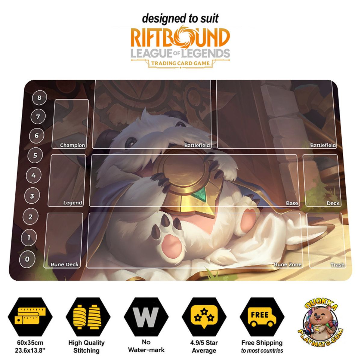 Mystic Poro - Riftbound TCG Playmat