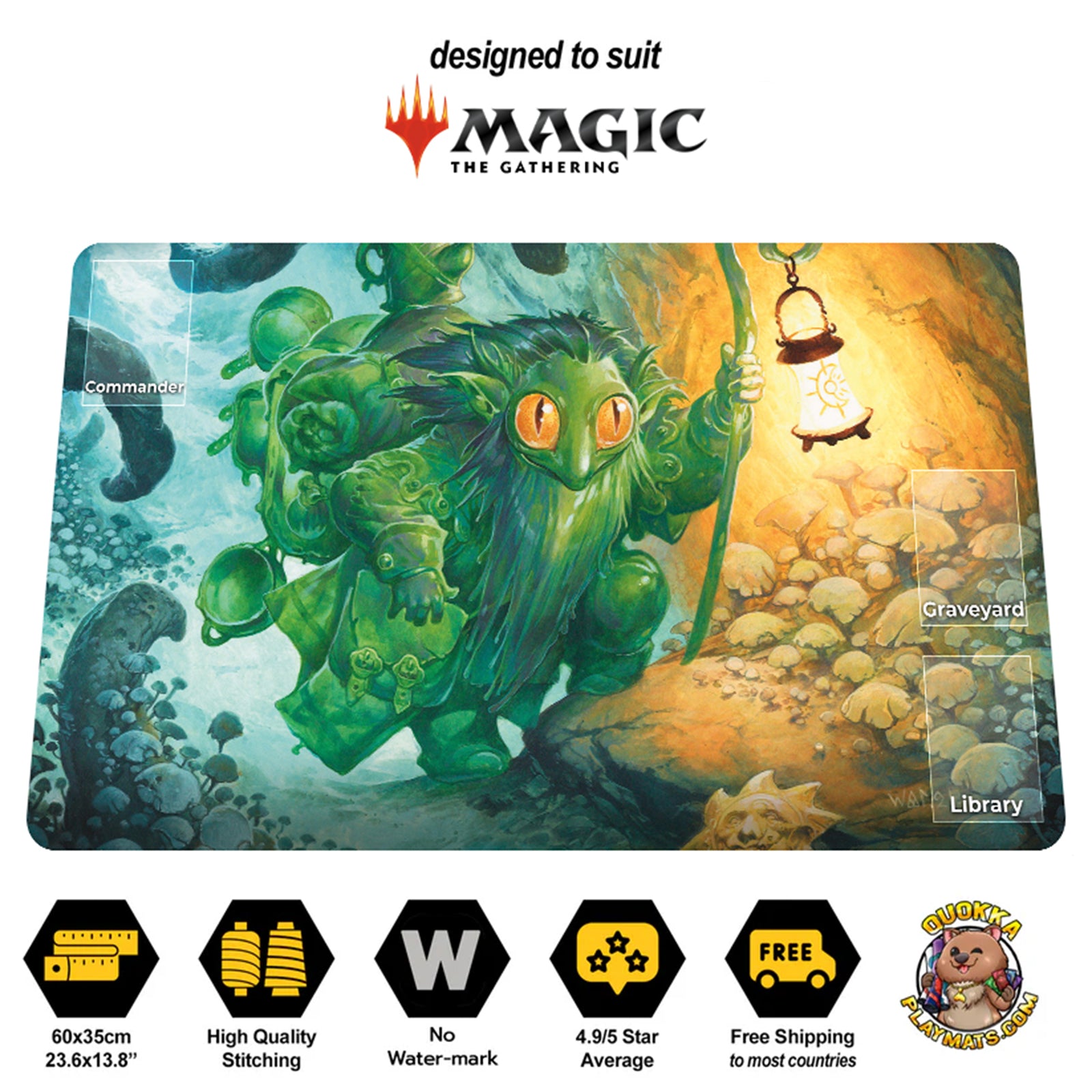 Natural Explorer - Magic: The Gathering TCG Playmat