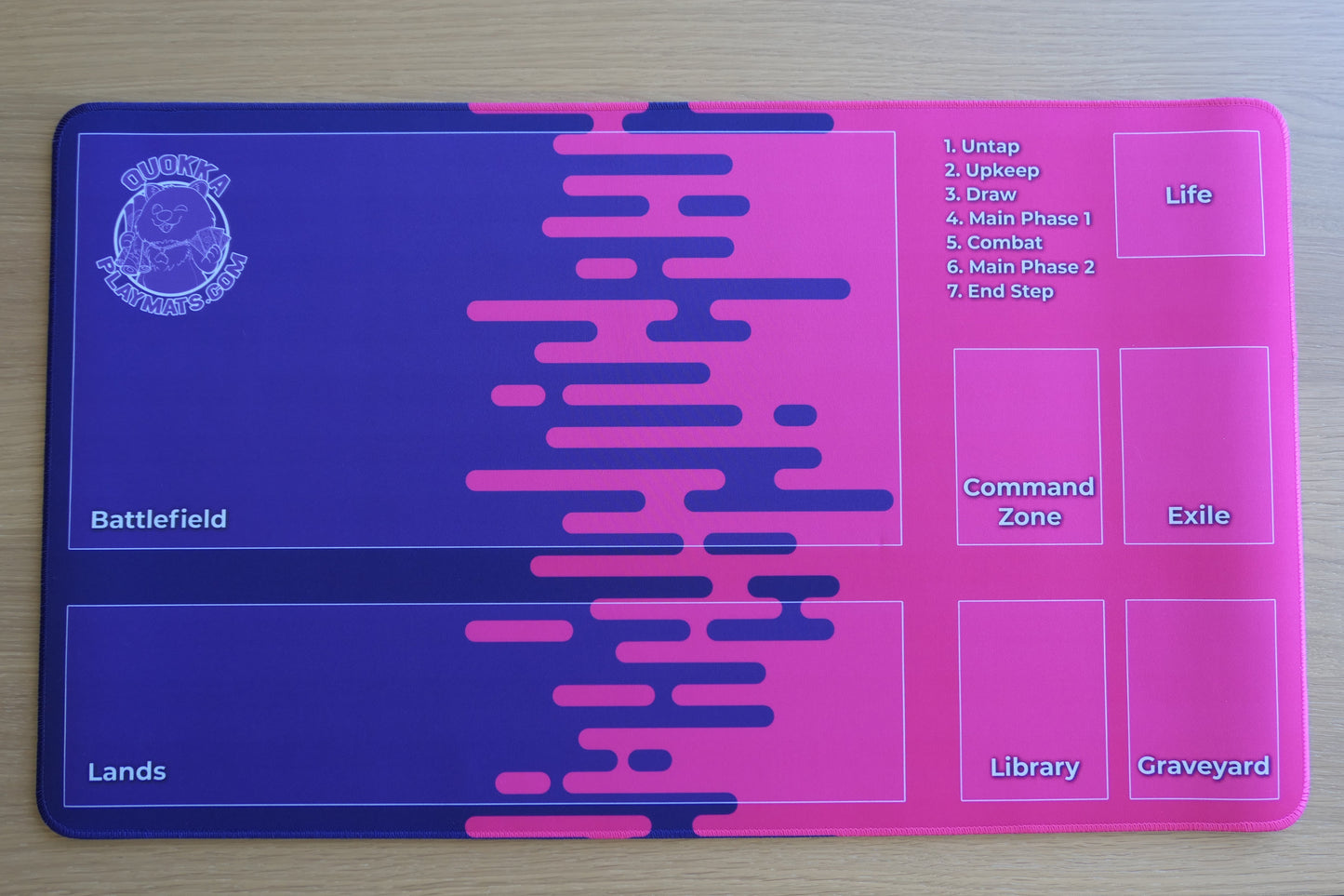 Colour Lines Design - Final Fantasy Quokka TCG Playmat