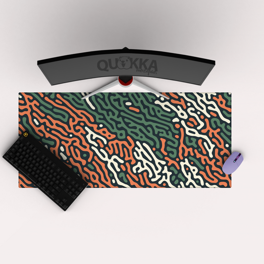 Organic Maze Shapes Mousepad Deskmat