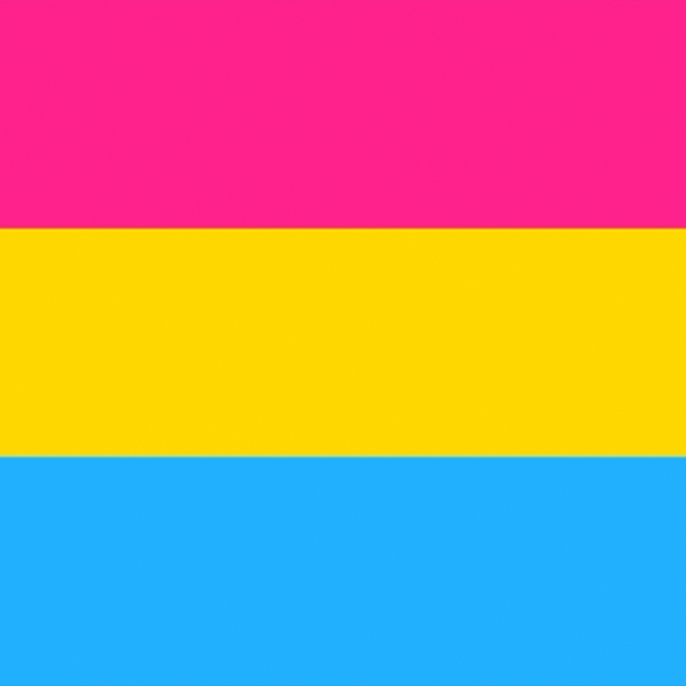 Pansexual Flag Design Mousepad Deskmat