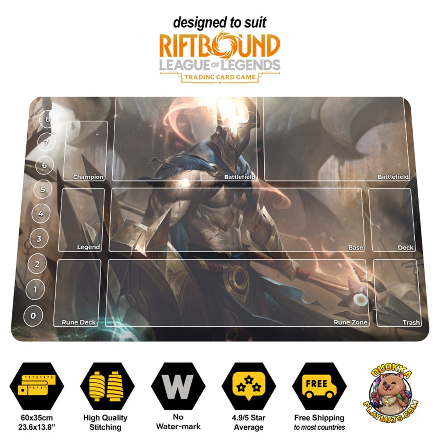 Pantheon Design - Riftbound Quokka TCG Playmat