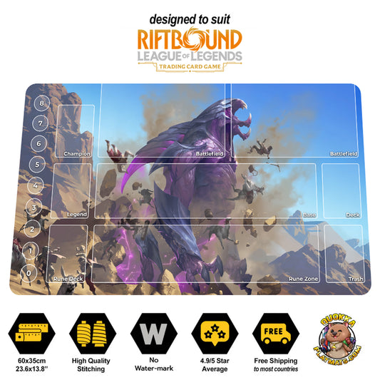 Rek'Sai Design - Riftbound Quokka TCG Playmat