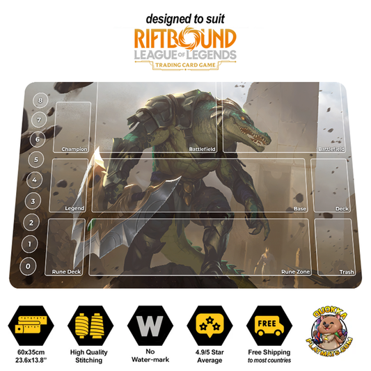 Renekton - Riftbound Quokka TCG Playmat