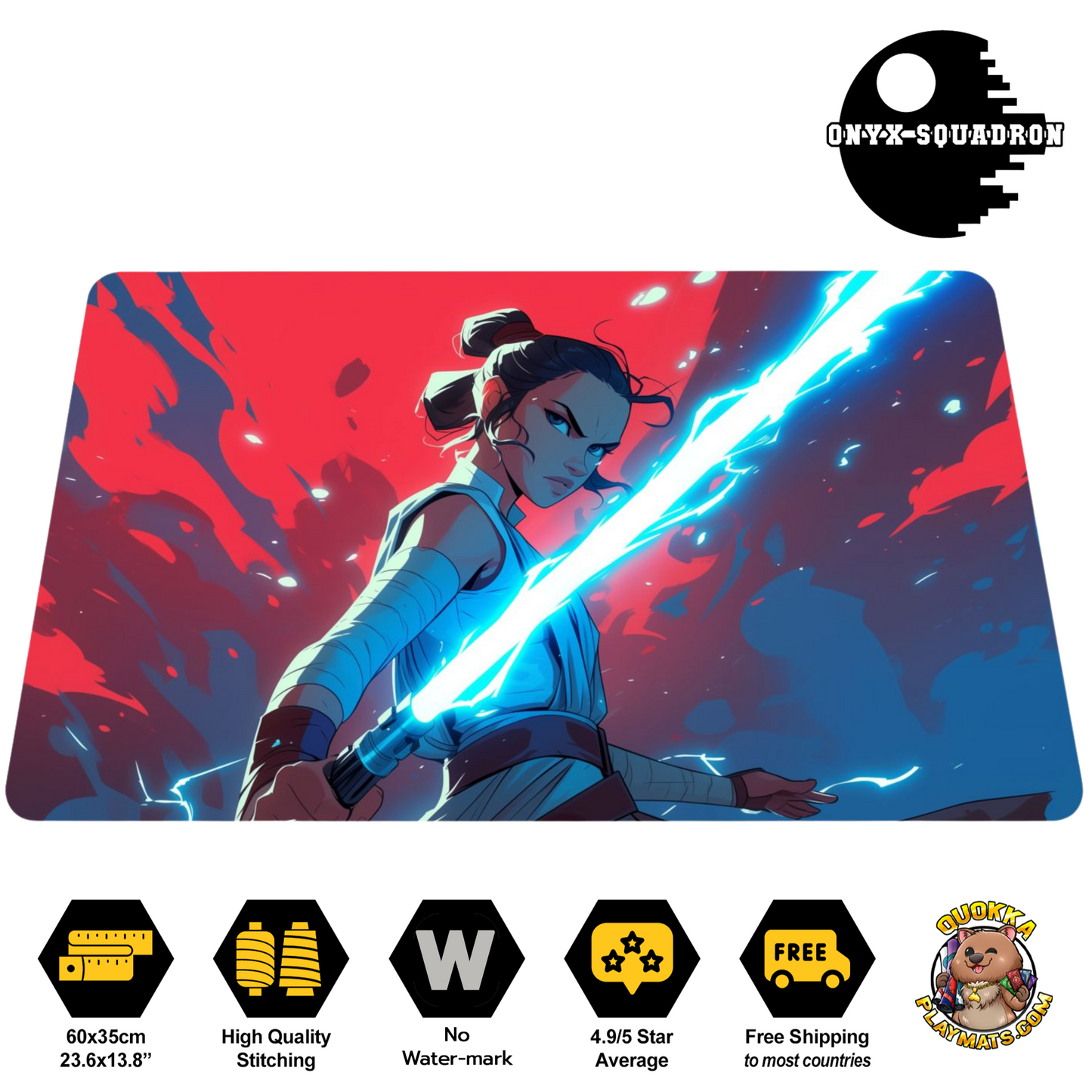 "Defiance" Rey Deskmat Playmat Mousepad