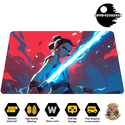 "Defiance" Rey Deskmat Playmat Mousepad