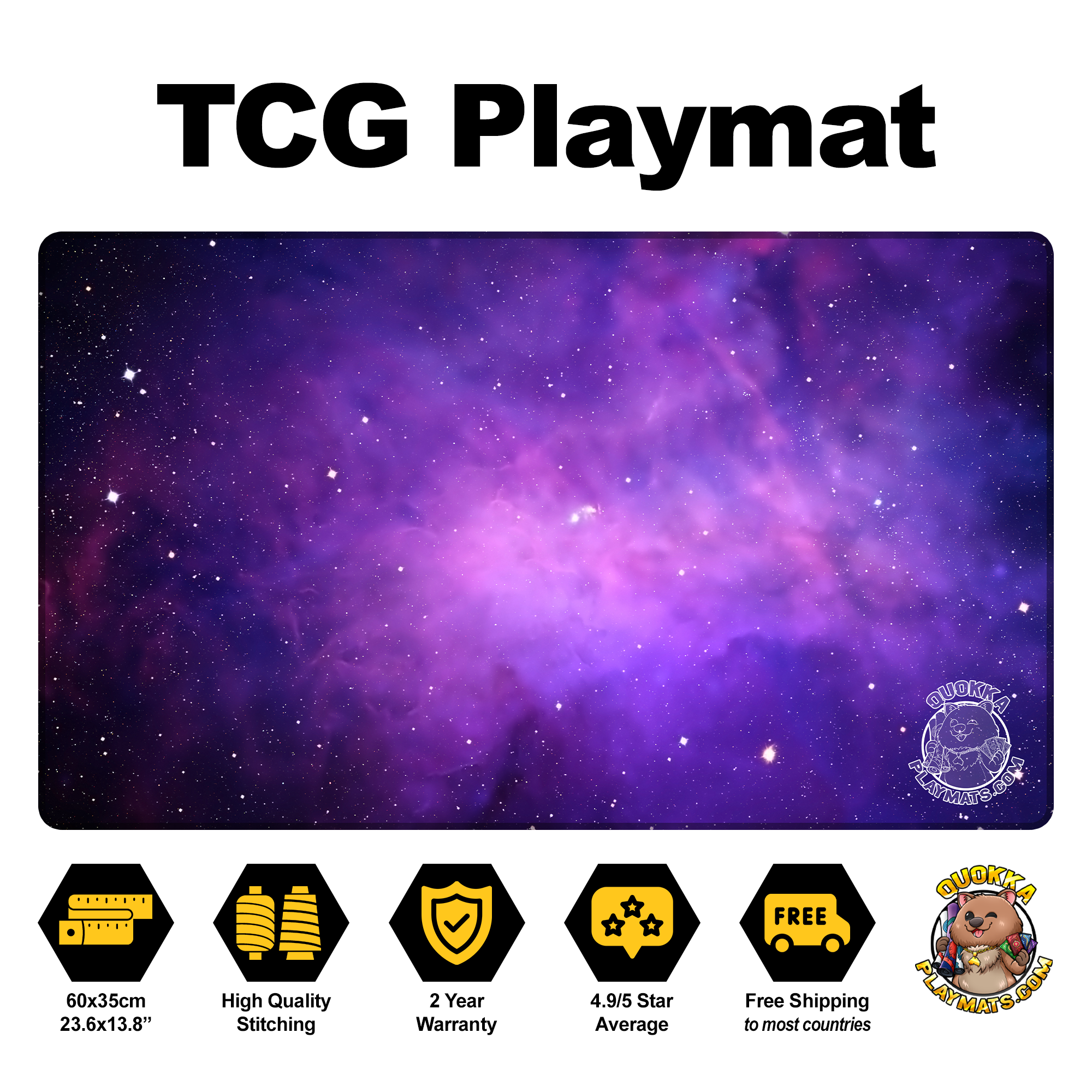 Space Nebula Design - Quokka TCG Playmat