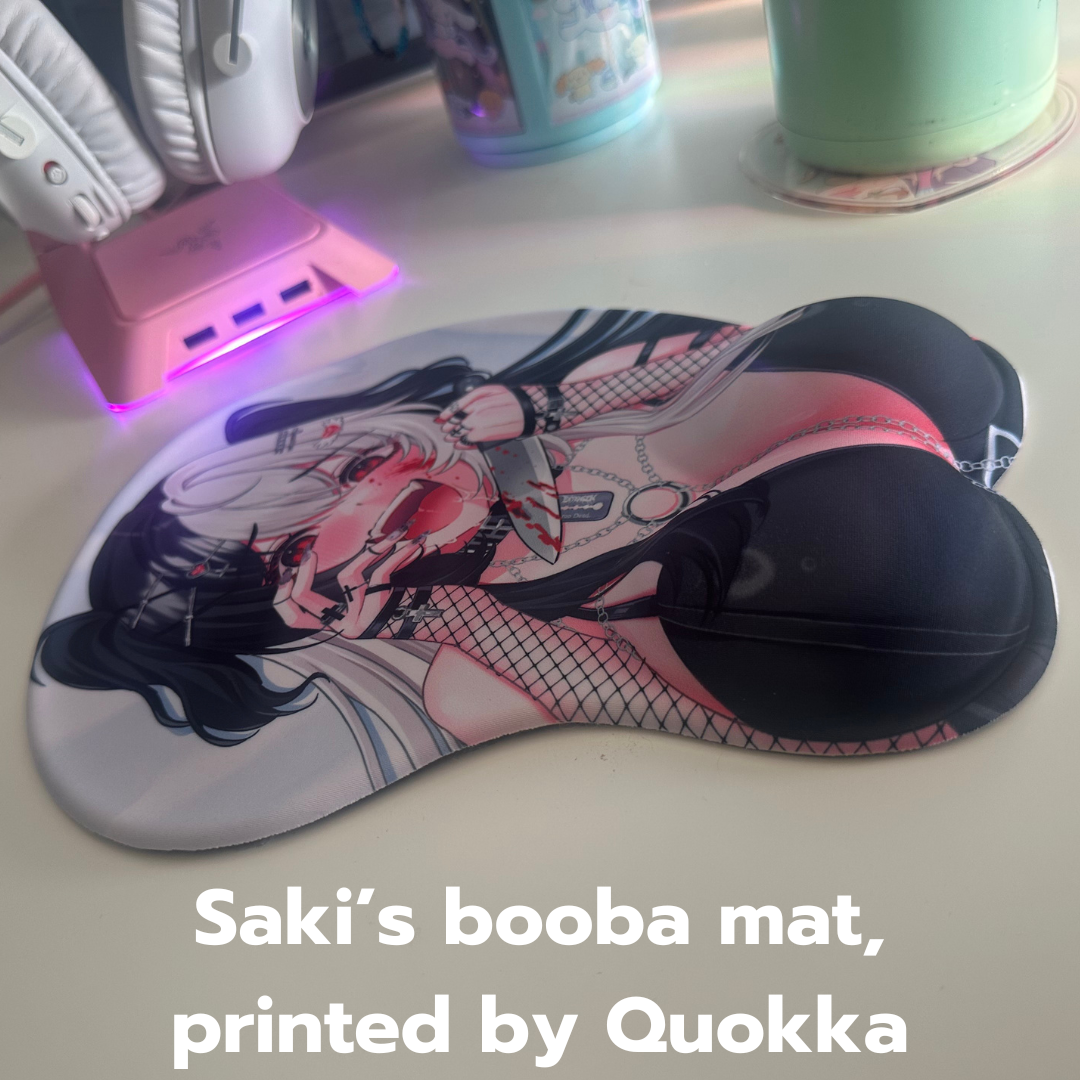 Custom Mousepad Wrist Rest (Booba/Butt)