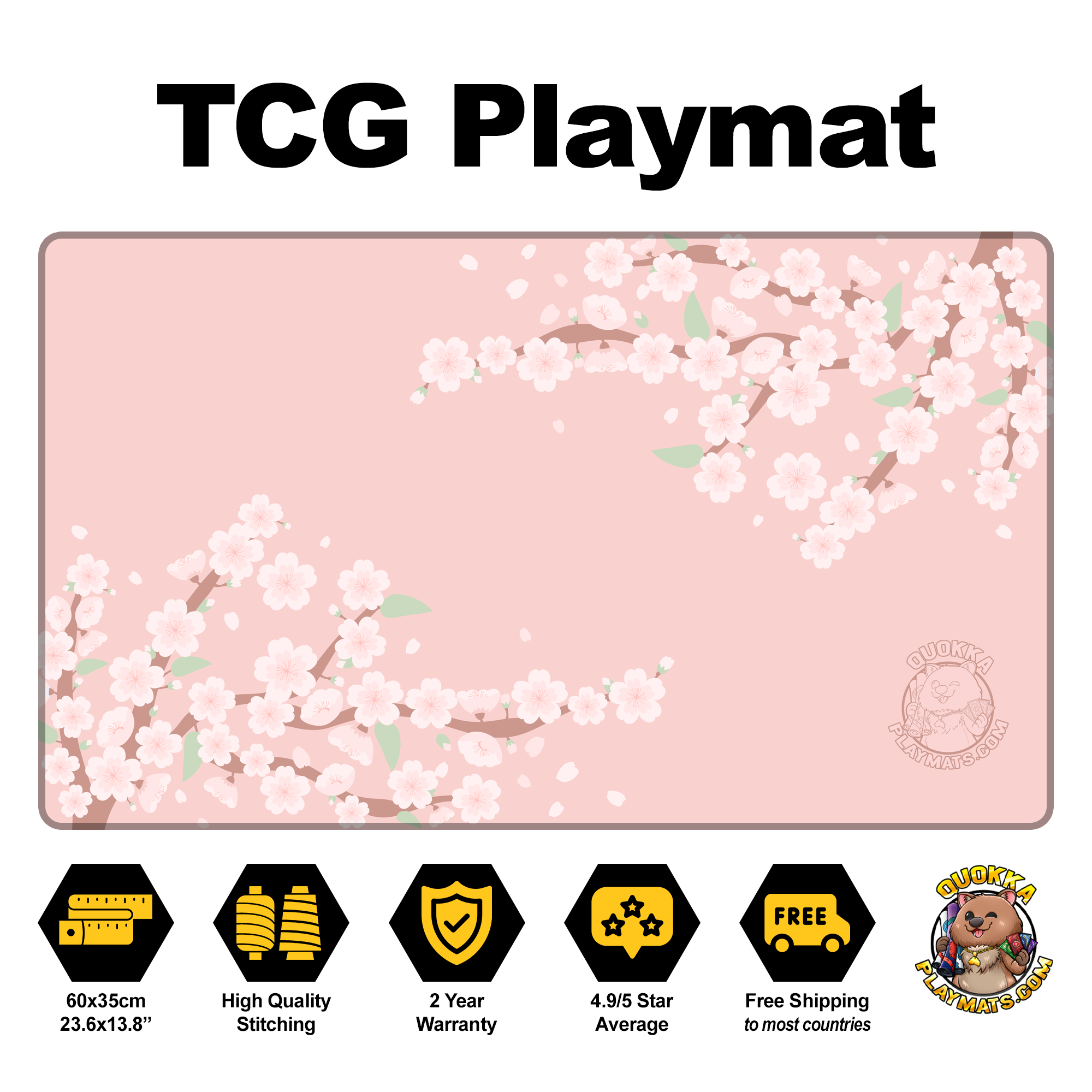 Sakura Tree (Azalea) - Quokka TCG Playmat