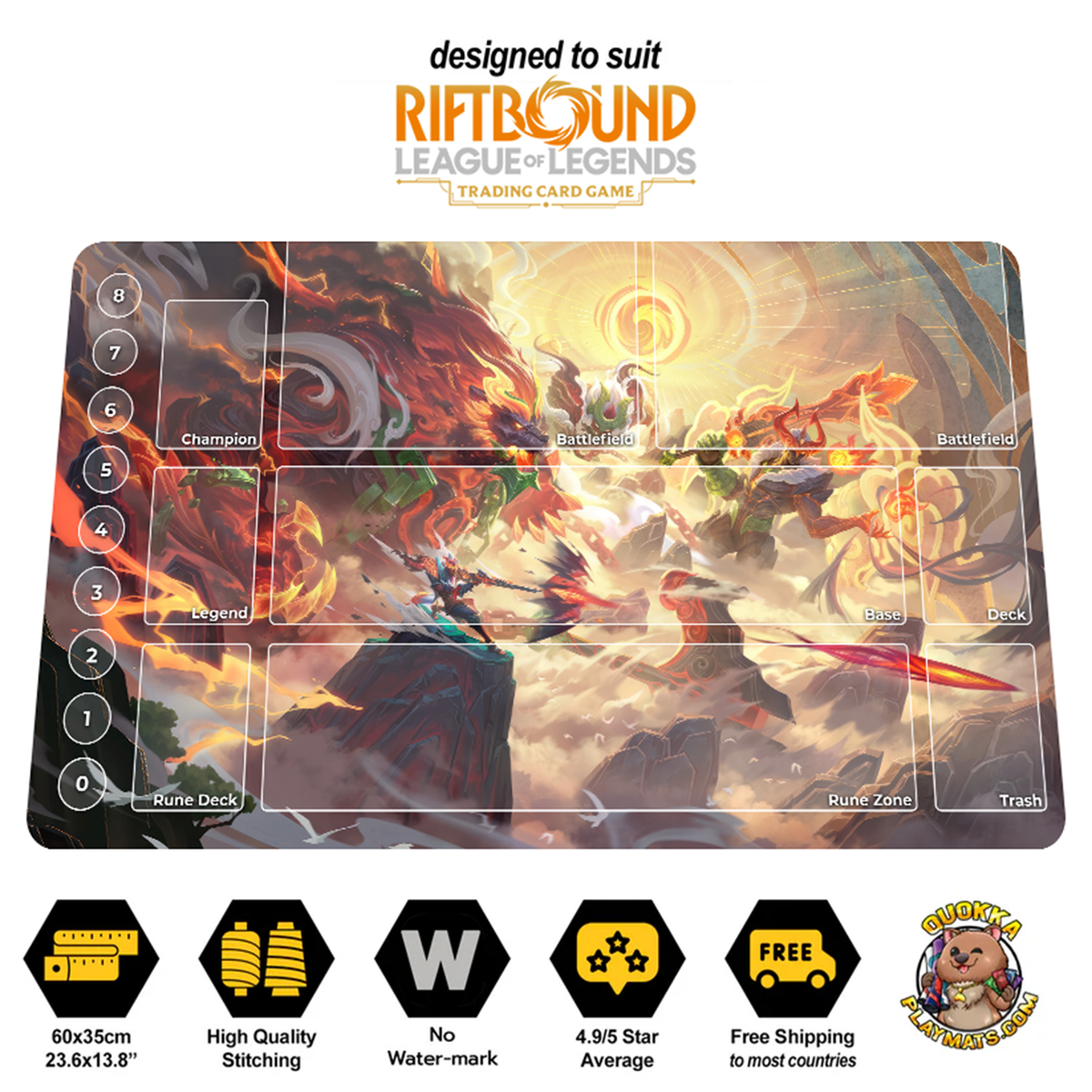 Scrolls - Riftbound TCG Playmat