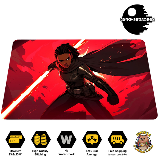 "Unyielding Pursuit" Reva Sevander Third Sister Deskmat Playmat Mousepad