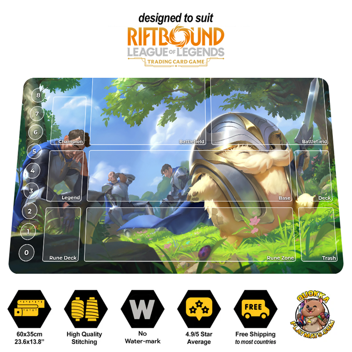 Stalwart Poro - Riftbound TCG Playmat