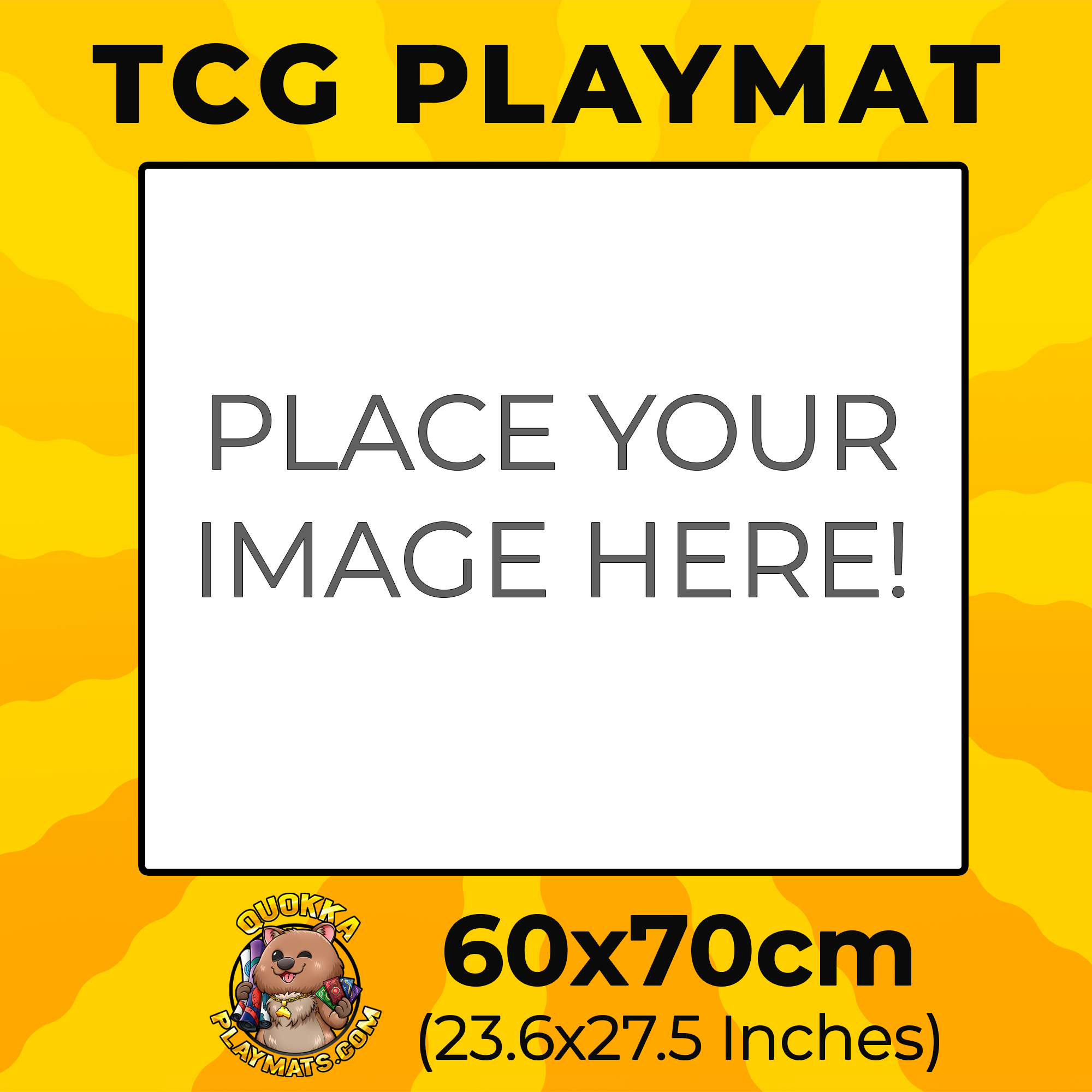 Custom TCG Playmat 600x700mm (2 Player Mat)