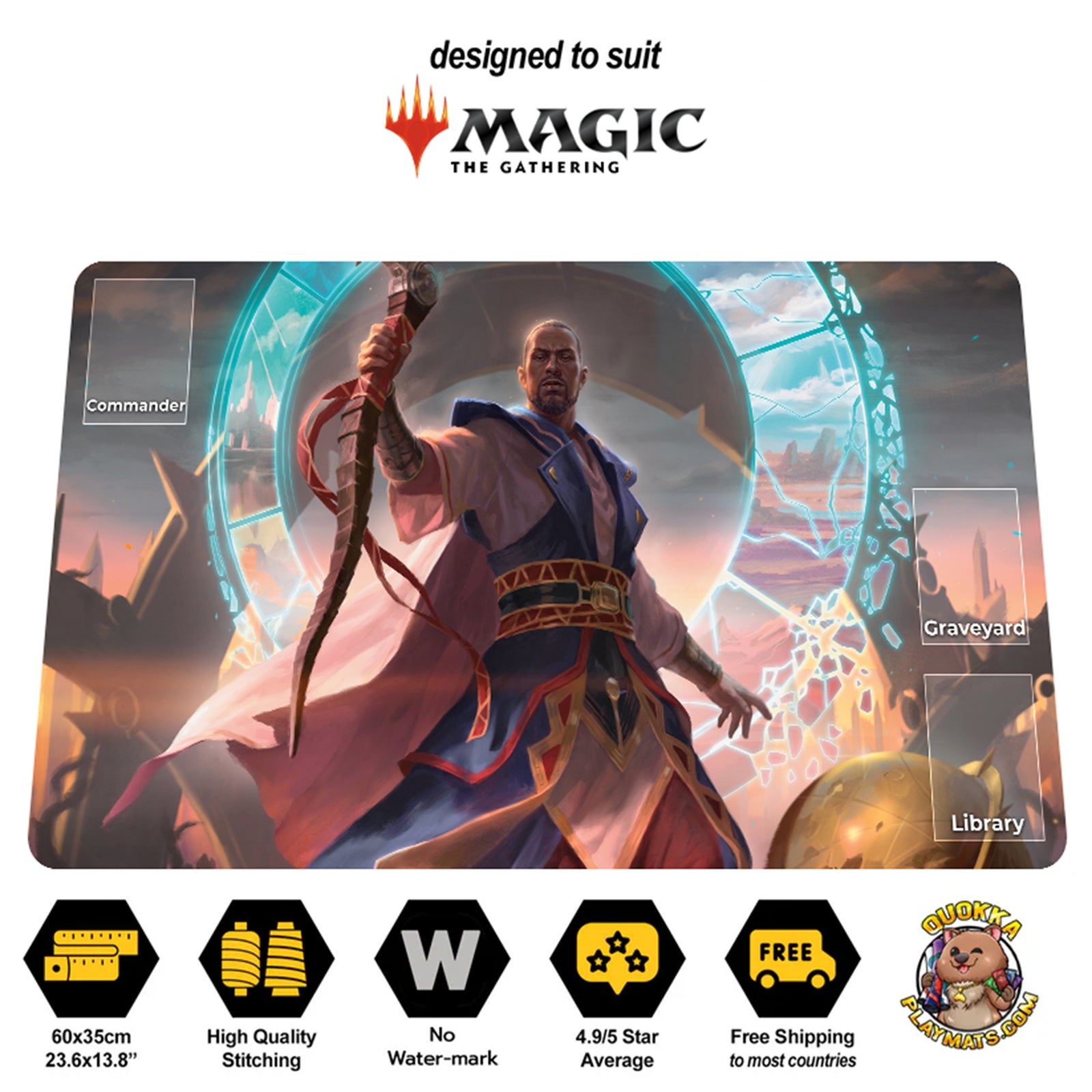 Teferi - Magic: The Gathering TCG Playmat