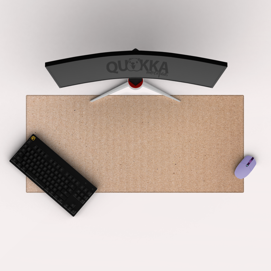 Cardboard Paper Texture Mousepad Deskmat