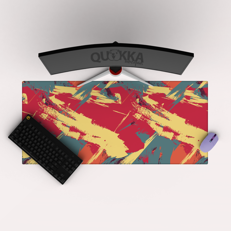 Grunge Retro Texture Mousepad Deskmat