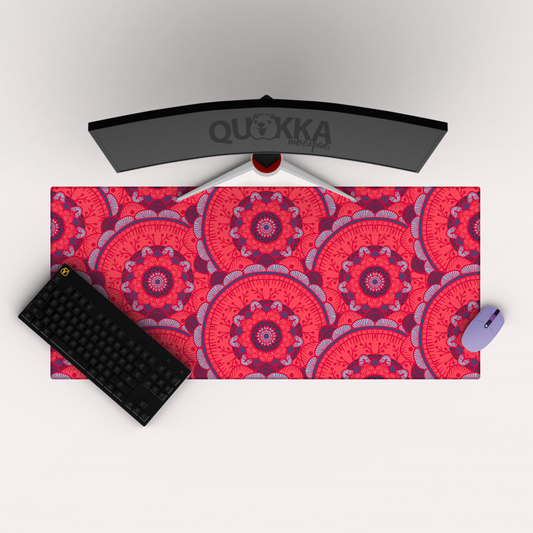 Pattern With Circles Mousepad Deskmat