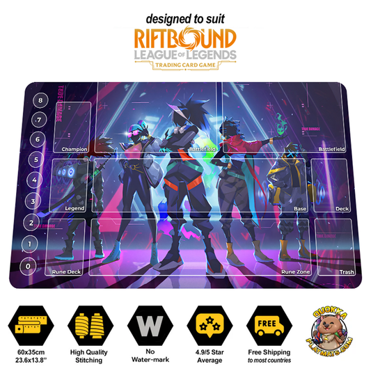 True Damage - Riftbound TCG Playmat