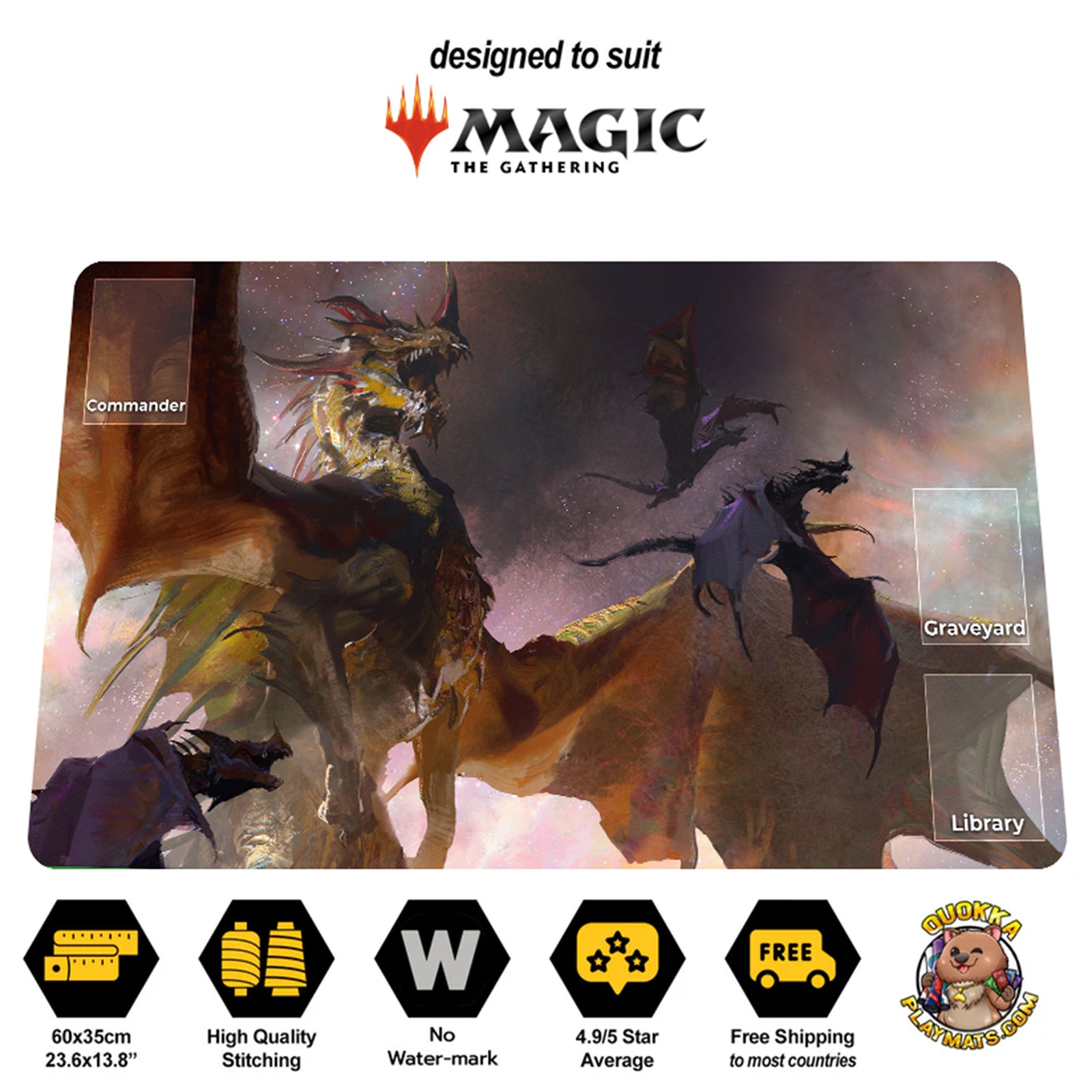 Ur-Dragon - Magic: The Gathering TCG Playmat
