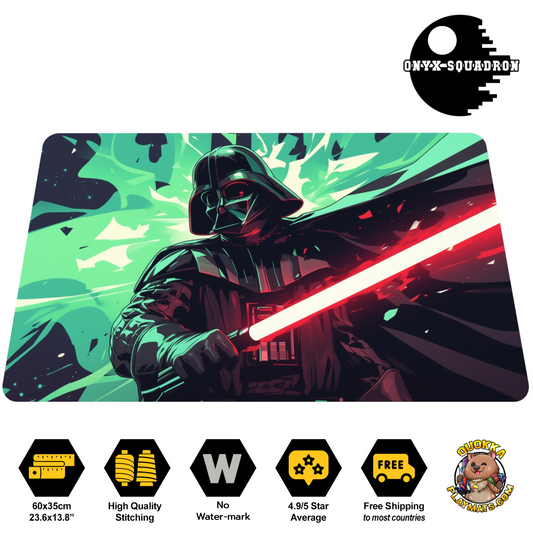 "Relentless Power" Darth Vader Deskmat Playmat Mousepad