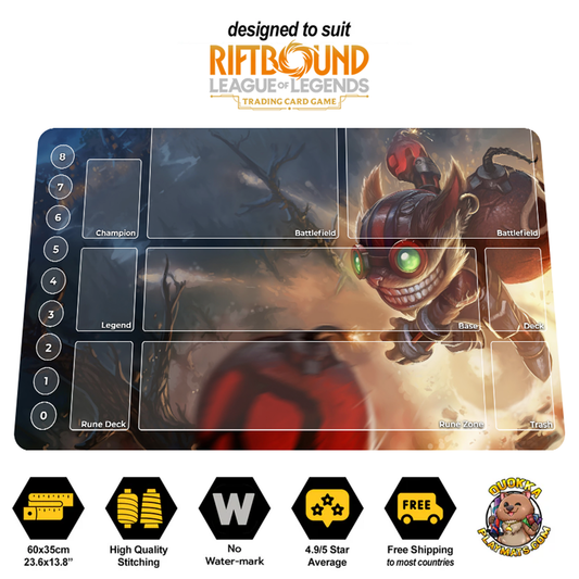Ziggs - Riftbound TCG Playmat