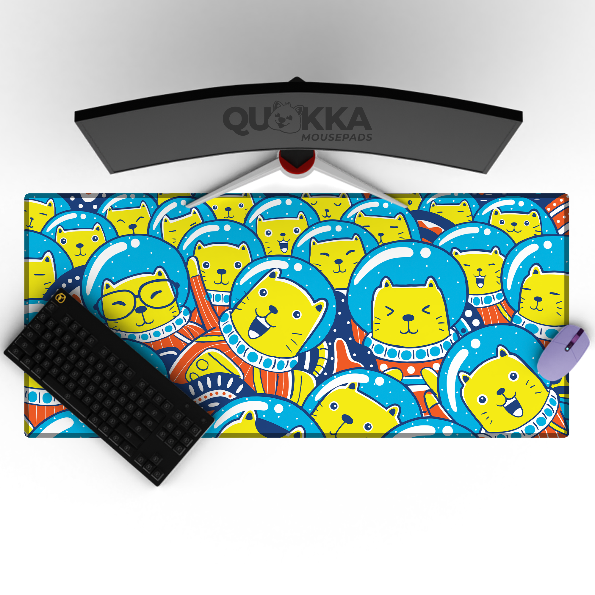 Catstronauts Design Mousepad Deskmat