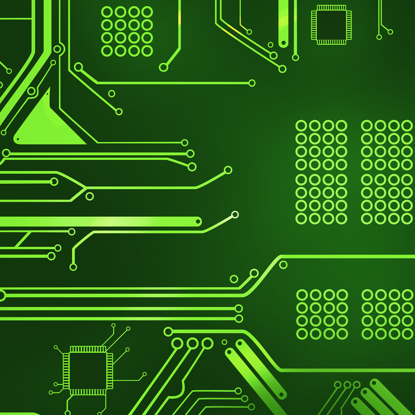 Circuit Board Electrical Design Mousepad Deskmat