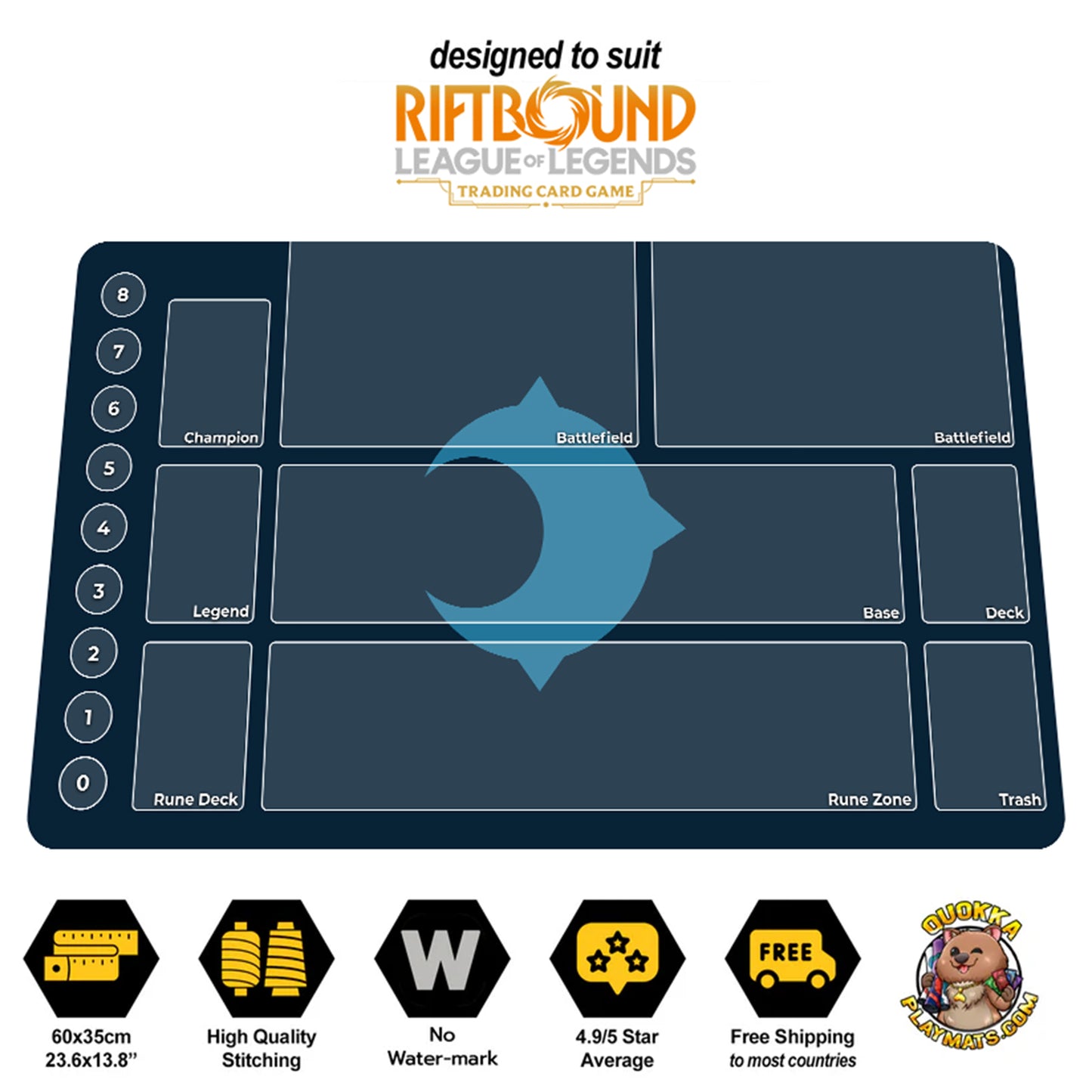 Mind Domain - Riftbound Quokka TCG Playmat