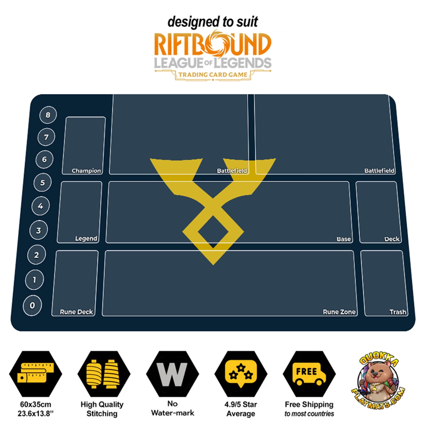Order Domain - Riftbound Quokka TCG Playmat