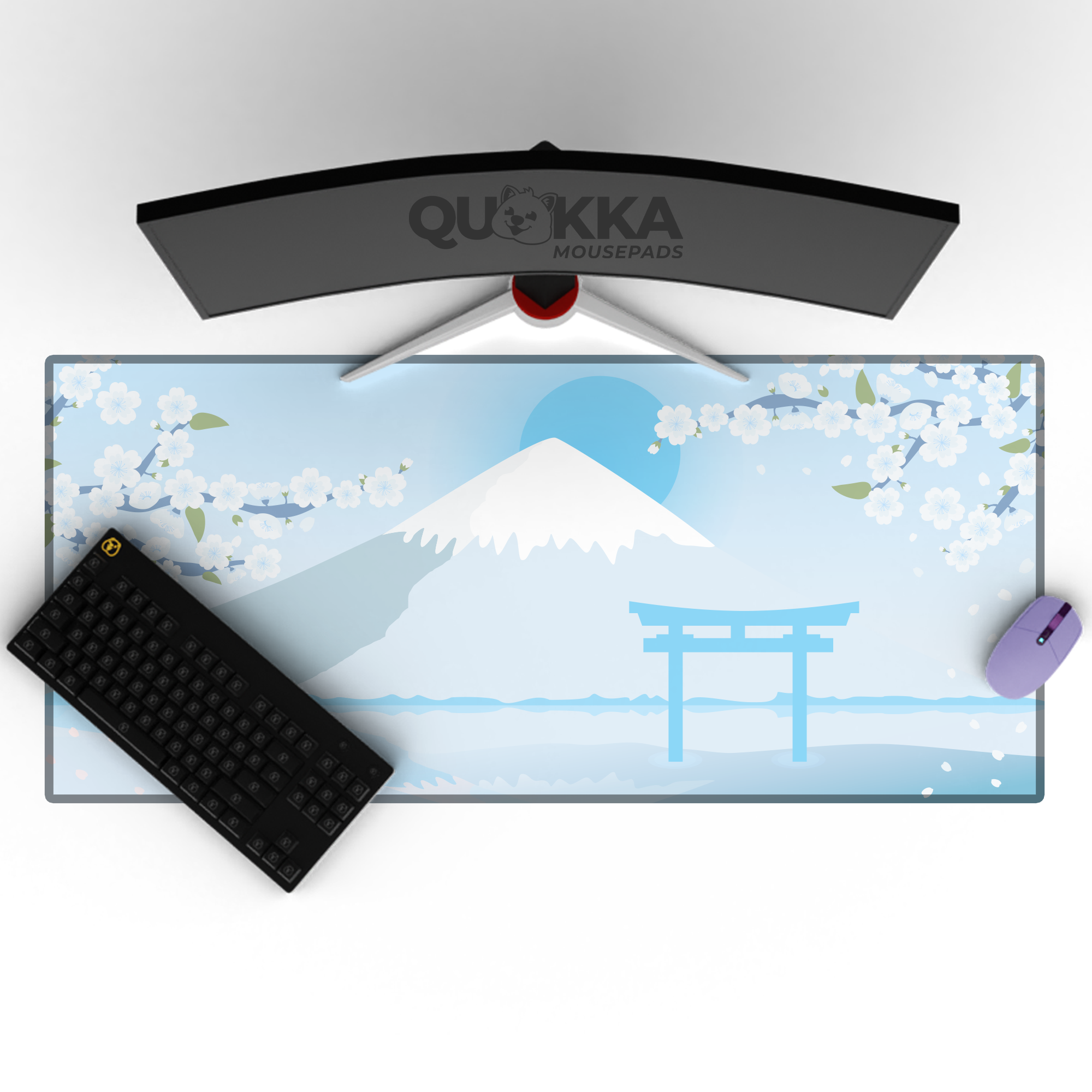 Sakura Garden (Humming Bird) Mousepad Deskmat