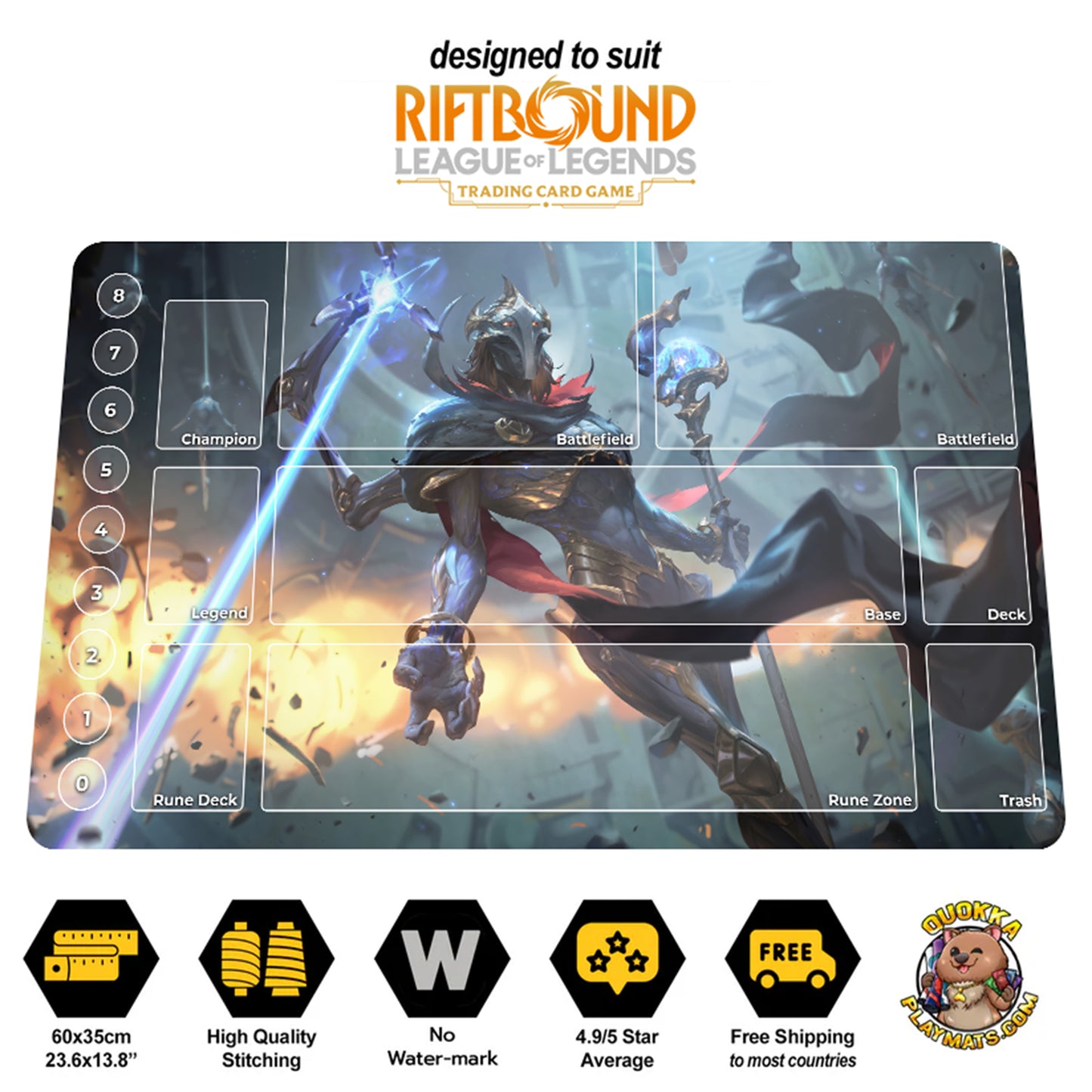 Viktor Design - Riftbound Quokka TCG Playmat